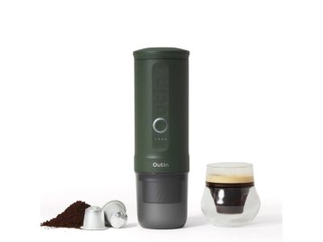 Outin Prenosni aparat za espresso Outin Nano 2 – gozdno zelena barva