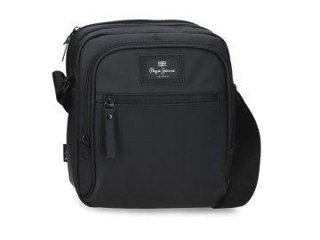 Joummabags Torba Pepe Jeans Dudley za tablico, ki se nosi prek ramena – črna