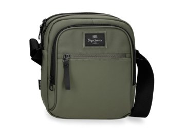 Joummabags Torba Pepe Jeans Dudley za tablico, ki se nosi prek ramena – zelena