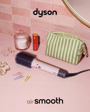 Dyson Airsmooth krtača za oblikovanje las, regulacija temperature, Rose Gold