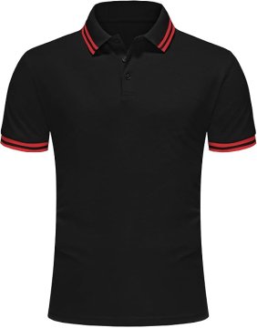 Moška športna polo majica hitro sušeča dihajoča črna M, 80 % poliester 20 % bombaž, pique tkanina, odporna proti gubanju, elastičen zatrep, idealna za trening, golf in vsakodnevno nošenje