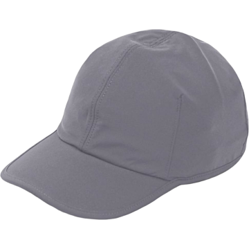 Moška športna kapa s šiltom 58 cm siva, lahka, dihajoča mrežasta podloga, hitro sušeča, elastična 90 % najlon 10 % elastan, teža 46 g, zadnje prezračevalne odprtine, trak za prilagoditev obsegu