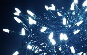 Multistore.si Novoletne LED lučke, 120 LED, bele, 9,5 m