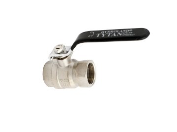 Hydroland Krogelni ventil za vodo Hydroland Tytan z ročico in pritisno matico 3/4"