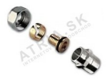 IVAR Navojni priključek z vložkom Ivar 3/4" M × 17 × 2 PEX