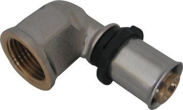 TYTAN Tytan PEX koleno 90° stiskalni fitingi, s navojnim fitingom, 20 × 3/4"
