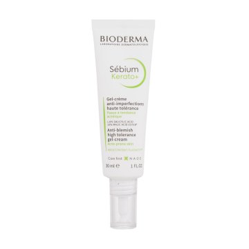 Bioderma Sébium Kerato+ Anti-Blemish High Tolerance Gel-Cream gel krema za mozolje, ogrce in brazgotine po aknah za ženske