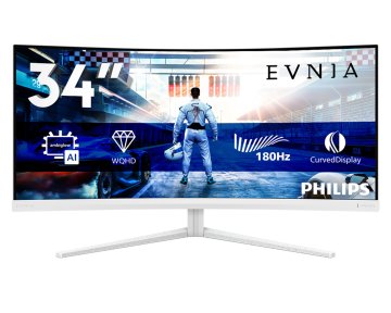 Philips Evnia 34M2C5501A/00 34" WQHD FVA 180Hz Ambiglow ukrivljen gaming monitor