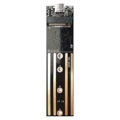Atlantis ATLANTIS M.2 NVMe SSD zunanja enota USB 3.1 - aluminij, črna