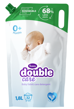 Violeta Double Care detergent za otroška oblačila, za občutljivo kožo, 1,8L, 32 pranj