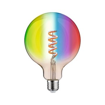 Paulmann Paulmann Smart Home Zigbee LED žarnica Globe G125, RGBW+ dim