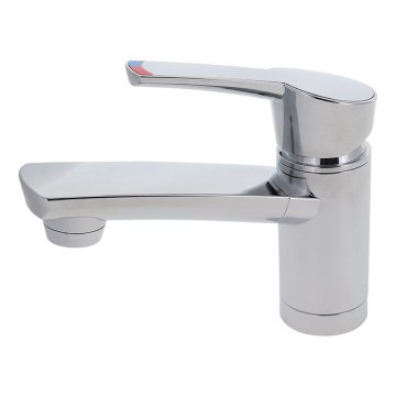 Northix Enoročna mešalna pipa 12V z vrtljivim izlivom 120 mm 360 Ø33 mm krom