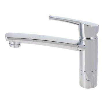 Northix Enoročna mešalna pipa 12V s 360 vrtljivim izlivom 165 mm Ø33 mm kromirana