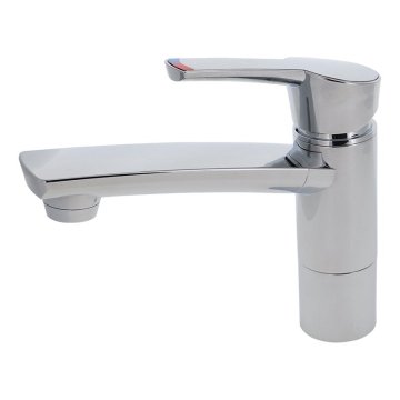 Northix Enoročna mešalna pipa 12V s 360 vrtljivim izlivom 145 mm Ø33 mm kromirana