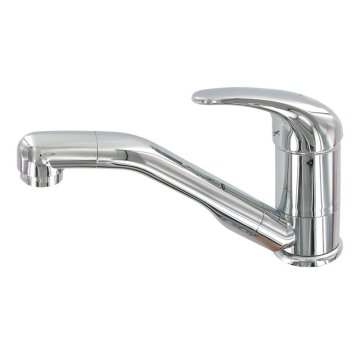 Northix Enoročna mešalna pipa 12V vrtljiv izliv 40 170 mm Ø33 mm krom