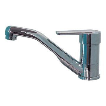 Northix Enoročna mešalna pipa 12V z odstranljivim vrtljivim izlivom 170 mm Ø33 mm