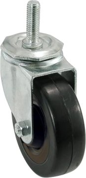 slomart Shepherd Hardware 9023 gumijasto vrtljivo kolo, 4", 1/2" steblo, 200 lb