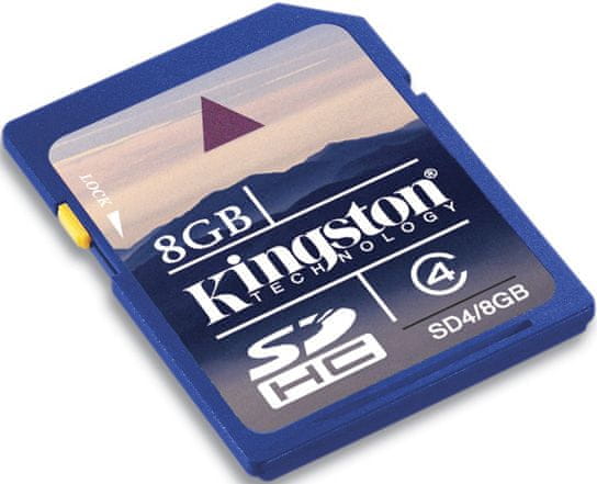 Kingston SDHC 8 GB (class 4)