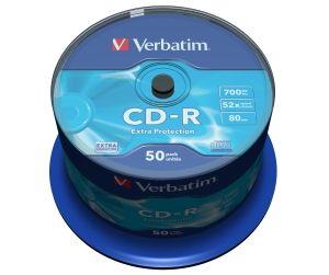 Verbatim CD-R medij 700 MB 52x (43351), 50 na osi