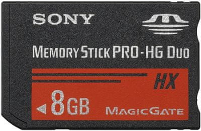 Sony spominska kartica Memory Stick PRO-HG Duo, 8GB (MSHX8B)