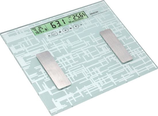 SENCOR osebna digitalna tehtnica z merilnikom maščobe in vode Sencor SBS-5005