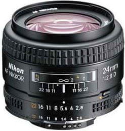 Nikon objektiv AF 24 mm f/2,8 Nikkor