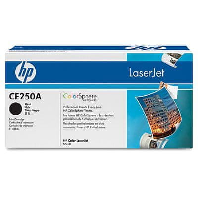 HP toner Color LaserJet CE250A, črn