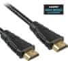 PremiumCord HDMI High Speed + Ethernet kabel, 1,5 m