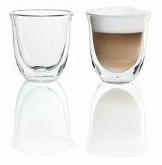 De'Longhi Set dveh Cappuccino skodelic, steklen