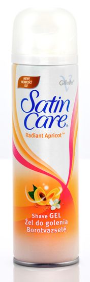 Gillette gel za britje Satin Care Radiant Apricot