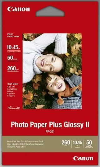 Canon Foto papir PP-201s, 10 x 15 cm, 260g/m2, 50 listov