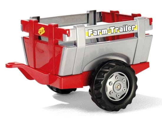 Rolly Toys prikolica za traktor, rdeča
