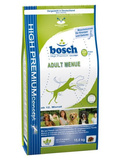 Bosch hrana za odrasle pse Menue, 15 kg