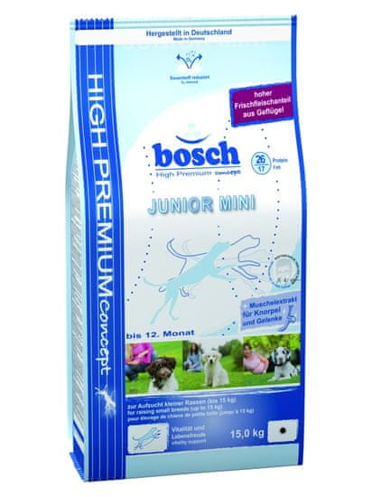 Bosch hrana za pse Junior Mini, 15 kg