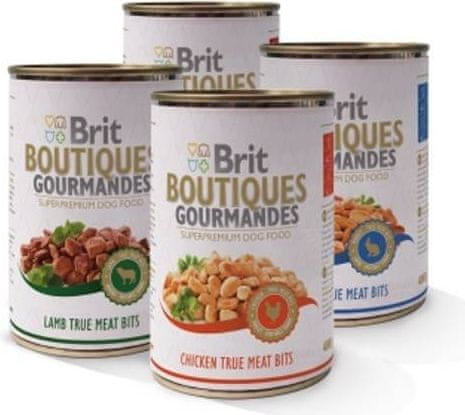 Brit mokra hrana za pse Butiques Gourmandes Mix, 12 x 400 g