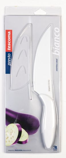 Tescoma Non-stick kuharski nož Presto Bianco, 17 cm