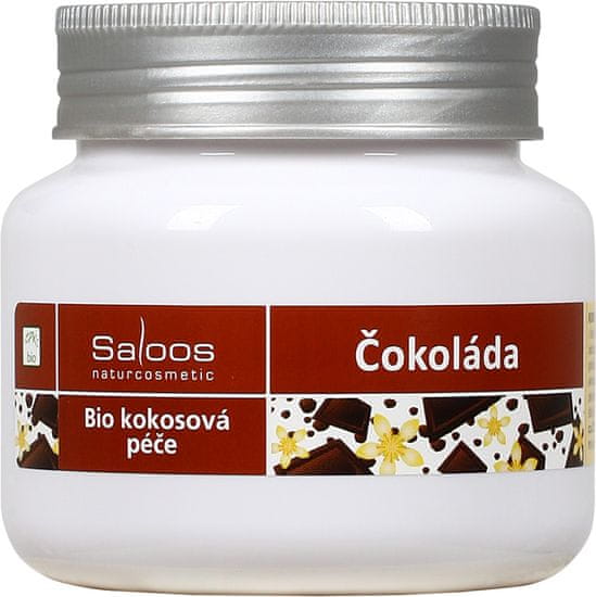 Saloos kokosovo masažno olje, čokolada, 250 ml