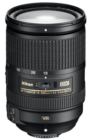 Nikon objektiv AF-S Nikkor DX 18-300 mm/3,5-5,6 VR