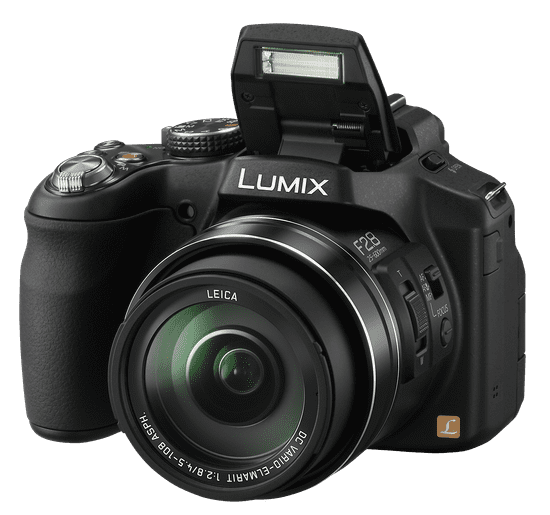 Panasonic digitalni fotoaparat DMC-FZ200, črn