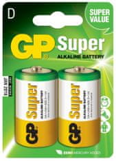 GP baterija SUPER LR20, 2 kosa