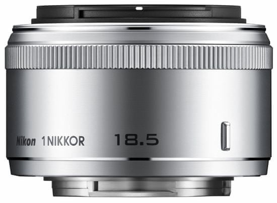 Nikon objektiv 1 Nikkor 18,5mm f/1.8, srebrn