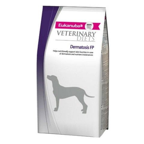 Eukanuba veterinarska dieta za pse z občutljivo kožo Dermatosis, 1 kg