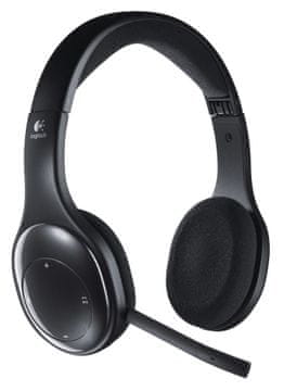 Logitech H800 brezžične slušalke, črne