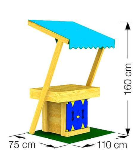 Jungle Gym lesena igralna mini stojnica ungle Mini Market Modul
