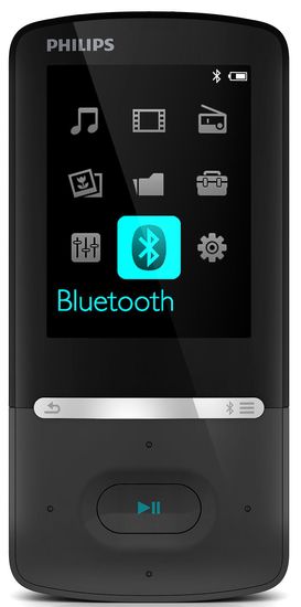 Philips prenosni MP4 predvajalnik Philips GoGear Azure SA5AZU08KF (8GB, Bluetooth)