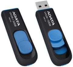 A-Data USB ključ UV128 32 GB, črno-moder