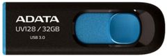 A-Data USB ključ UV128 32 GB, črno-moder