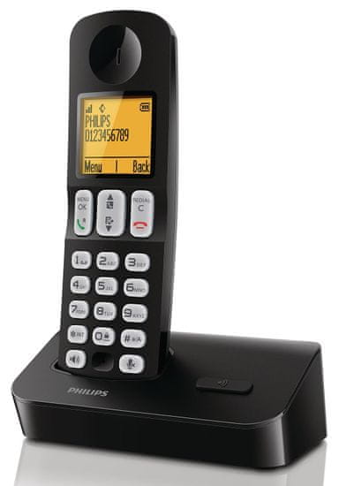 Philips brezvrvični telefon D4001B
