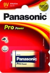 Panasonic baterija Pro Power 9V 6LR61PPG/1BP, 1 kos