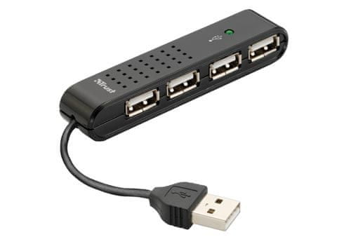 Trust 4-portni razdelilinik Vecco, USB 2.0